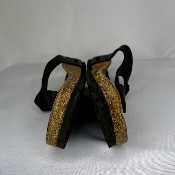 BIRKENSTOCK Giza BS Black 0043691 Birko-Flower Sughero EVA Flip Flop Size - Picture 5 of 9